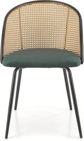 Krzesło z plecionką wiedeńską na oparciu K508