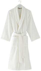 Unisex szlafrok MICRO COTTON Śmietankowy L