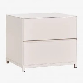 Szafka Nocna 50x45 Cm Z Mdf Kivora Gardenia Biel - Sklum