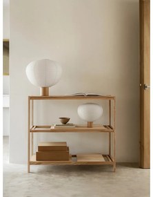 Beżowe pojemniki zestaw 2 szt. z pokrywką/dekoracyjne ze sztucznej skóry 40x30x11 cm Sahla – Blomus