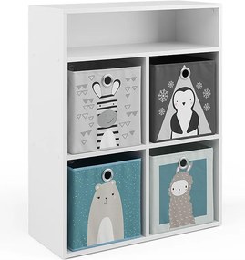 Półka dla dzieci biały 72x30.6x90.2 luigi