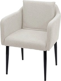 Krzesło do jadalni MCW-H93,  tkanina/tekstylia kremowo-beżowy