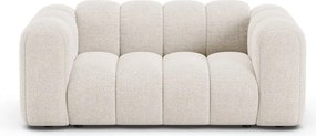 Kremowa sofa z tkaniny szenilowej 170 cm Lupine – Micadoni