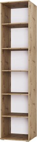Minimalistyczny regał otwarty 70 cm dąb artisan B4-D73