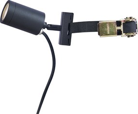 Reflektor zewnętrzny czarny do drzewa GU10 50mm obrotowy i przechylny IP65 - Solo