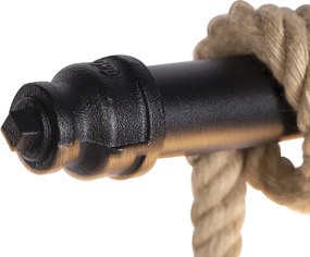 Industrialna wisząca lampa czarna 6 świateł - Plural