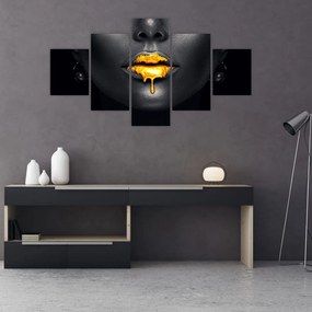 Obraz - Usta kobiety (125x70 cm)