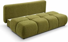 Sanvi – nowoczesna kanapa z funkcją spania, pojemnikiem na pościel i zaokrągloną, elegancką linią designu