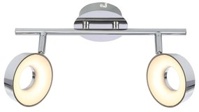 Lampa sufitowa LED w kolorze srebra z połyskiem 31x10 cm Isla – Candellux Lighting