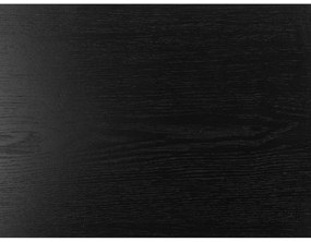 Czarny regał ścienny w dekorze jesionu 75x91 cm Seaford – Actona