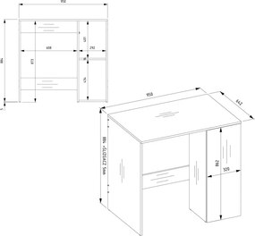 Biała szafka na pralkę z zamykanym regałem C2-N99