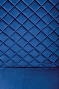 Krzesło tapicerowane K442 VELVET granatowe HALMAR