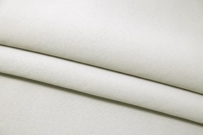 Biało-kremowa zasłona OXFORD 140x250 cm Zawieszanie: Metalowe pierścienie