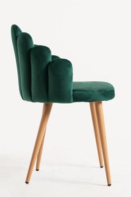 Zestaw 4 Krzese Hand Aksamitne