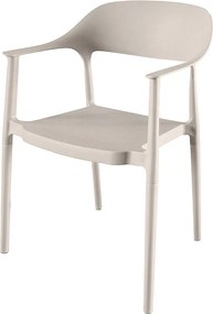 Krzesło Ogrodowe na Taras Balkonowe Wygodny Fotel VITA beżowy