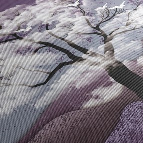 Obraz - Drzewo w chmurach (170x50 cm)