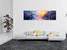 Obraz - Malarstwo krajobrazowe (170x50 cm)