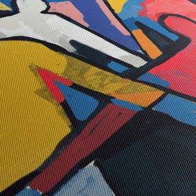 Obraz - Abstrakcja mężczyzn (170x50 cm)