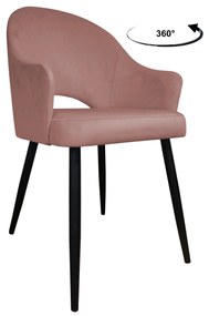Krzesło obrotowe Velvet podstawa czarna MG58