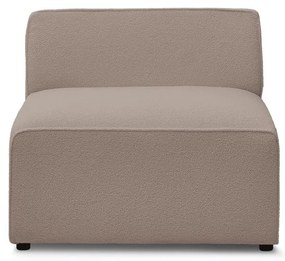 Brązowy moduł sofy z materiału bouclé (moduł środkowy) Megeve – Bobochic Paris