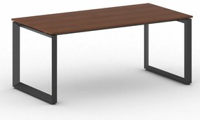 Biurko PRIMO INSPIRE, 180x90 cm, czarna podstawa, czereśnia