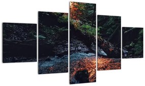 Obraz górskiej rzeki (125x70 cm)