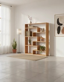 Skandynawski Regał Wiszący Lub Stojący W Kolorze Dąb Artisan D0-W67