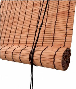 Pomarańczowa bambusowa roleta 200x160 cm Zeva – Gardinia