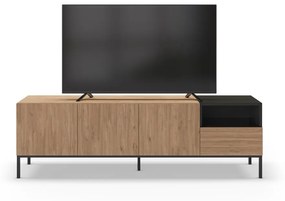 Szafka pod TV w naturalnym kolorze 180x55 cm Cailin – Marckeric