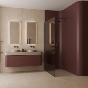 Kabina prysznicowa Walk-In Rea Flexi Brown / Tytan 130