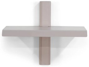 Szarobeżowa metalowa półka 28 cm Hola – Spinder Design