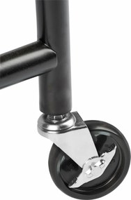 Wenko Metalowy stojak na kółkach z pojemnikiem nabuty PROFI