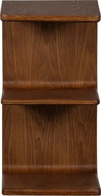 Stolik w dekorze orzecha 32x40 cm Frey – WOOOD