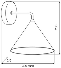 Kinkiet CAPITAL CZARNY 1xGX53