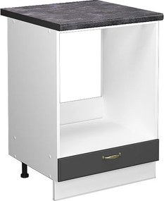 Szafka kuchenna antracytowo-złoty 60x60x82 fame-line