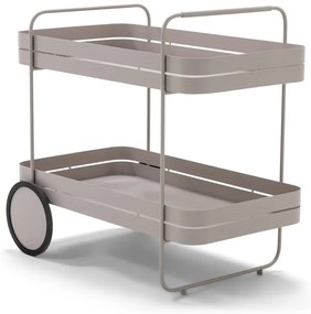 Metalowy barek na kółkach 74x42 cm Gin &amp; Trolley – Spinder Design