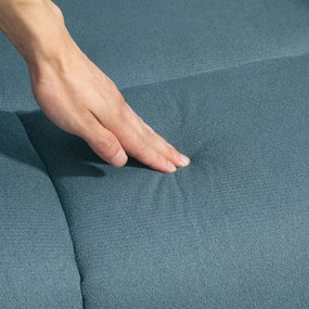 HOMCOM Fotel z funkcją wstawania z miękką tapicerką, fotel rozkładany z pilotem i kieszeniami bocznymi, niebieski