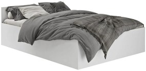 Białe łóżko z podnoszonym stelażem 180x200 C3-W64