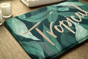 Dywanik łazienkowy antypoślizgowy Dywanik łazienkowy antypoślizgowy tropikalne liście