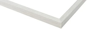 Drewniane lustro minimalistyczne biały dąb F7-R70
