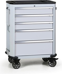 Wózek warsztatowy mobilny na narzędzia G2, 5 szuflad, szary