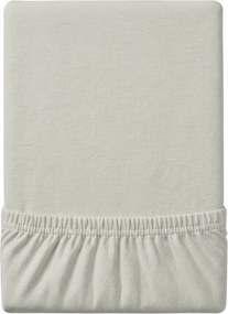 PrzytulneMieszkanie.pl Jersey prześcieradło EXCLUSIVE szarobeżowe 90 x 200 cm