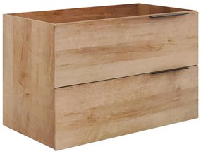 Wisząca szafka łazienkowa  – Jasny naturalny kolor – 80 cm – NISAYA.