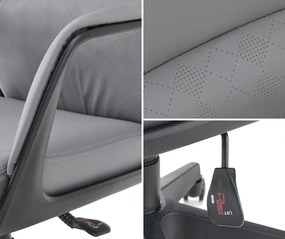 Fotel do gabinetu z ekoskóry Razor Halmar