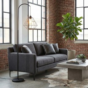 Lampa stojąca podłogowa APP538-1F Czarna