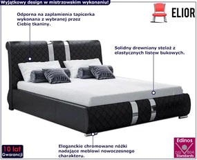 Łóżko tapicerowane Enigma 2X 160x200 - 44 kolory