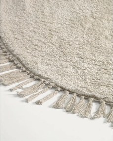 Kremowy bawełniany dywan dziecięcy ø100 cm Orwen – Kave Home