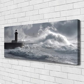 Obraz na płótnie Klasyczna Latarnia Morska
