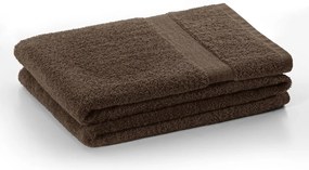 Brązowy bawełniany ręcznik frotte 30x50 cm Marina – DecoKing