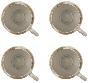 Kamionkowe filiżanki do cappuccino zestaw 4 szt. 200 ml Jade – Bloomingville